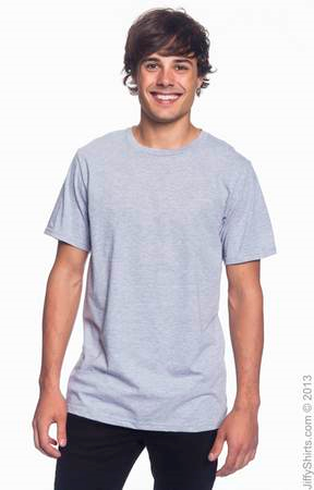 HanesÂ® - EcoSmartÂ® P.E. Shirt - Adult - YLS (Size: Large, Color: Grey Steel)